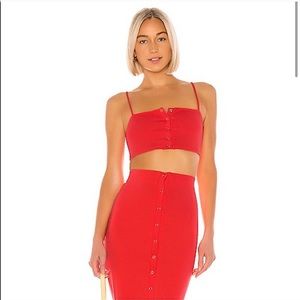 Privacy Please Goldman Crop Top